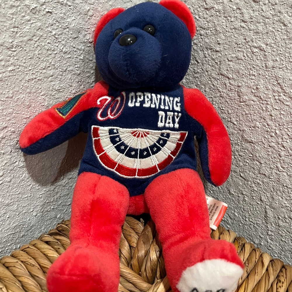 Washington Nationals Opening Day Bear Limited Vintage Collectible-Preowned